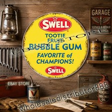 c1970s Swell Tootie Fruit Bubble Gum fruit bubble gum advertising Tin Sign 12in picture