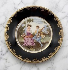 Vintage S.G.K. Occupied Japan Decorative Plate - Courting Couple Scene picture