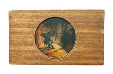 John Wilkes Booth c1865 Magic Lantern hand painted glass slide Abraham Lincoln  picture