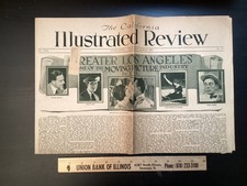 1923 California Illustrated Review LA Motion Picture Newspaper Pickford Keaton picture