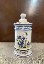 Beautiful Vintage Asian Ceramic Medicine Jar picture