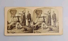 stereoptic stereoview card with multiple subject interest & story picture
