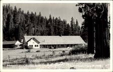 Mineral Lodge ~ Mineral California ~ Eastman Studio RPPC real photo ~ 1940s picture
