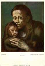 Picasso Maternite Postcard picture