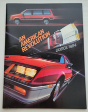 1984 Dodge Full Line Sales Brochure  -  16 pages - very good condition picture
