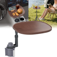 Car Tray Table & Car Laptop Desk - Height Adjustable 360° Swivel Tripod, Solid W picture