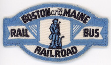 Vintage Boston & Maine Railroad Bus Patch 3.5
