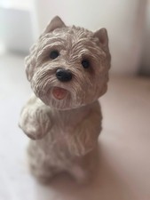 Vintage Sandicast Westie Figurine Sandra Brue 1985 West Highland White Terrier picture