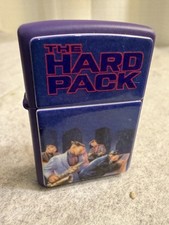 Vintage 1997 Camel Zippo Lighter The Hard Pack Purple Matte Jazz Band with Stand picture