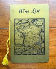 Vintage 1960s Les Freres Taix French Restaurant Wine List Menu Los Angeles CA picture