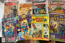 Vintage DC Comics Lot of 8 Superman Lois Lane World’s Finest Silver Bronze Age picture
