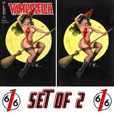 🔥🦇 VAMPIRELLA #7 CEDRIC POULAT 616 Trade Dress & Virgin Variant AB Set LTD 500 picture