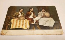 Antique 1919 Ottoman Mersin Turkey Chanteuses Arabes Postcard Turkey to NJ picture