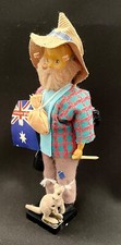 TAG 8 inch Aussie SWAGMAN Doll  made in Australia with Wallaby / Kangaroo picture