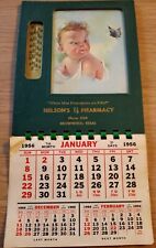 Vintage 1956 Nelson's Pharmacy Bownfield, Texas Wall Calendar Advertisement picture