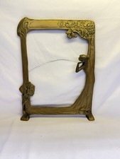 Antique Art Nouveau Brass Frame Original Version Beautiful Details picture