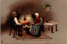 Vintage PPC - Home Sweet Home Tennyson - F12074 picture