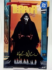 ✍🏼ABSOLUTE TERROR 89/100 (SCREAM) ABSOLUTE BATMAN HOMAGE SIGNED BY KYLE WILLIS picture