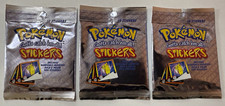 (3) 1999 Pokémon Artbox Series 1 Stickers Packs Factory Sealed. picture