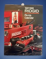 Vintage 1987-1988 RIDGID TOOLS Swimsuit Pin-Up Calendar - Will Work For 2027 picture