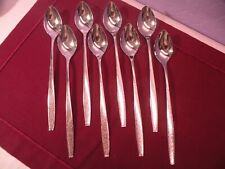 Set Of 8 Oneida 1881 Rogers Stainless Montina Indio iced tea spoons 7 1/2
