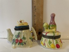 Vintage Trinket Boxes Set Of 2 picture