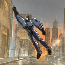 RoboCop animation cel production art vintage cartoons 90's anime art Cels I8 picture