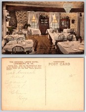 Standard General Lewis Hotel Dining Hall Lewisburg West Virginia Postcard picture