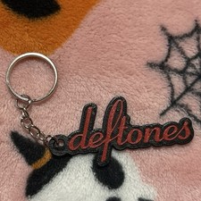 Black And Red Deftones Band keychain 3d printed picture