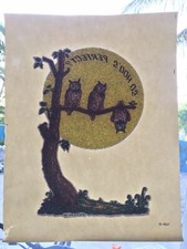 Vintage Rat's Hole 1979 Shirt Iron On Glitter Owls In Tree So Whooo's Normal?  picture