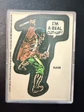 1976 Topps Marvel Super Heroes Stickers - Blade 