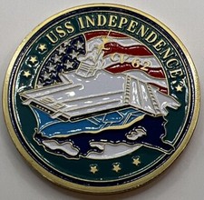 * US Navy Challenge Coin, USS INDEPENDENCE CVA-62 New USA Aircraft Carrier picture