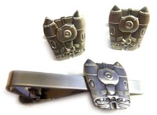 Rocketeer Jetpack Disney Fantasy Tie Bar Clip Cufflink Cuff Links Set picture