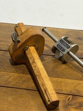 Vintage Stanley 2pc Wood Workers Marking Guage Set No.65 & No.97 USA picture