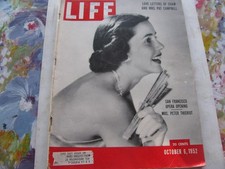1952  LIFE MAGAZINE OCTOBER 6  SAN FRANCISCO OPERA  OPENING LOWEST PRICE ON EBAY picture
