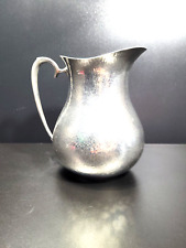 Vintage Patriot Pewter Pitcher Hammered by Ginkgo designed By Paul Revere 7