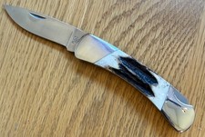 STUNNING VINTAGE BUCK STAG 500 DUKE KNIFE NEVER USED   N28 picture
