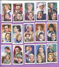1938 OGDENS LTD. ACTORS NATURAL & CHARACTER STUDIES 15 TOBACCO CARD LOT picture