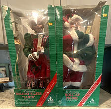 Holiday Creations 24 in Animated Indoor Santa Figurine Christmas Decor picture