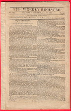 DECLARATION OF THE WAR OF 1812 ~ June 20, 1812 Niles Weekly Register Newspaper  picture