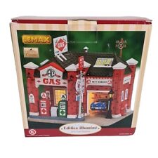 🚨 Lemax Carole Towne 65366 Al's Gas Station 2006 Christmas Village Retired Rare picture