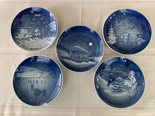 Bing & Grondahl Denmark Christmas Plates Lot of 5 – 1962, 1964, 1972, 1981, 1986 picture