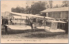 Vintage 1910s Early French Aviation Postcard