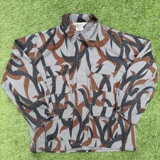 Rare Vintage ASAT Grey Camouflage Combat Cloth Coat XL Brigade Quartermasters  picture