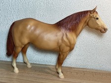 Breyer Standing Quarter Horse Stallion Figurine Apricot Dun Adios USA 1988-1989 picture