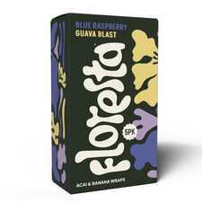 Floresta Acai Wraps - Blue Raspberry Guava Banana + Acai Blend Wraps. Box of 25 picture