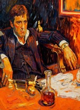 Scarface Al Pacino Tony Montana Limited Artist Signed Trading Card /30 picture