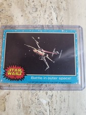 1977 Topps Star Wars Battle in Outer Space #53, Vintage Ungraded Card Blue picture