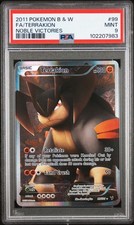 Pokémon 2011 Black & White Noble Victories Terrakion 99/101 PSA 9 POP137 picture