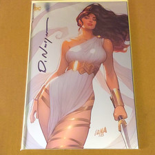 Wonder Woman #1 Virgin Foil Variant Cover Signed By David Nakayama w/COA RARE picture